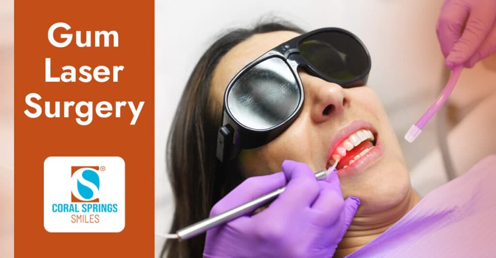 Gum laser surgery LANAP treatment