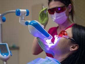 Laser dentistry procedure