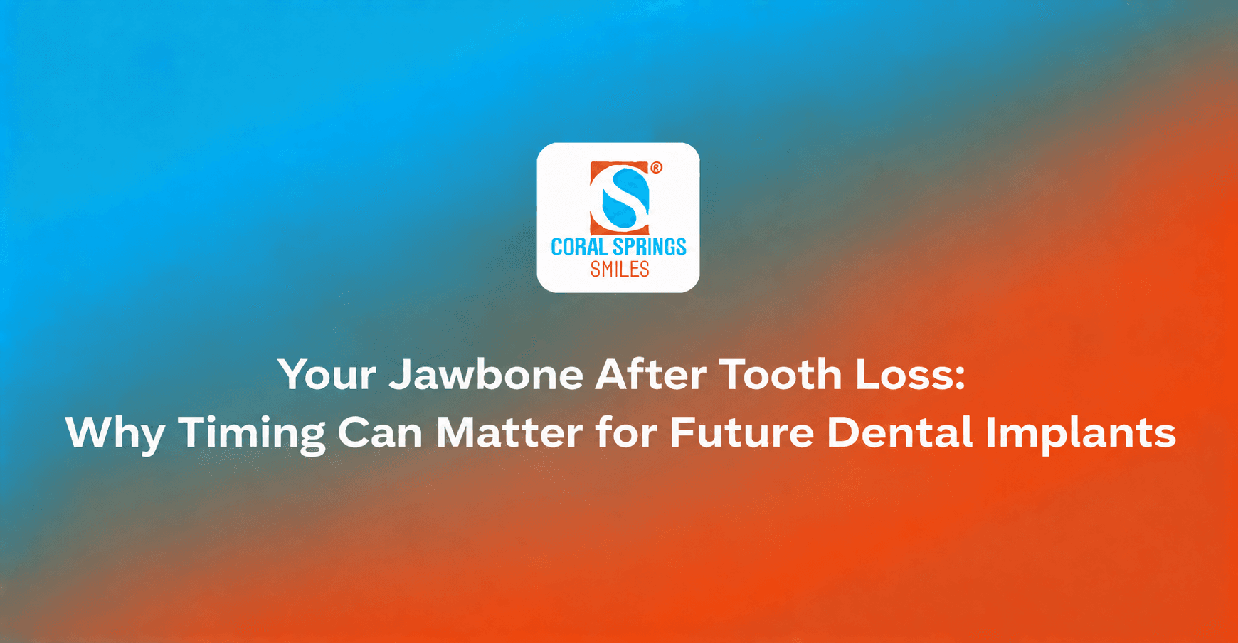 Jawbone loss after tooth loss and timing for future dental implants